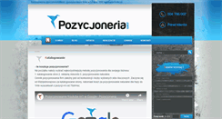 Desktop Screenshot of pozycjoneria.com