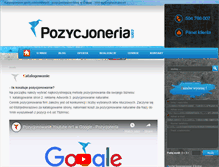 Tablet Screenshot of pozycjoneria.com